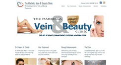 Desktop Screenshot of marbellavein.com
